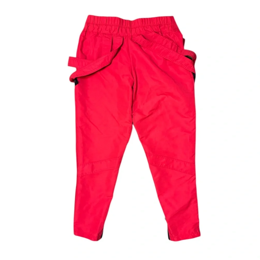 Balera Red Hip Hop Dance Pants MC Low Rise Wide Leg Performance Costume